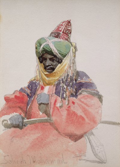 Porträt eines Arabers von Carl Haag
