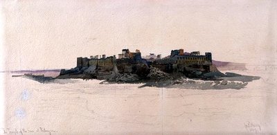 Der Tempel der Sonne in Palmyra von Carl Haag