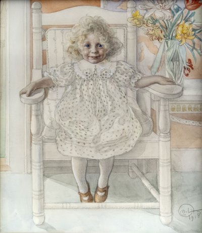 Porträt von Inga-Maria Thiel von Carl Larsson
