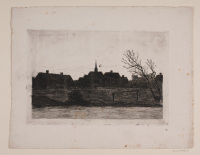 Hornbæk Kirche, Sommerabend von Carl Locher