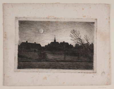 Hornbæk Kirche, Sommerabend von Carl Locher