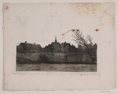 Hornbæk Kirche, Sommerabend von Carl Locher