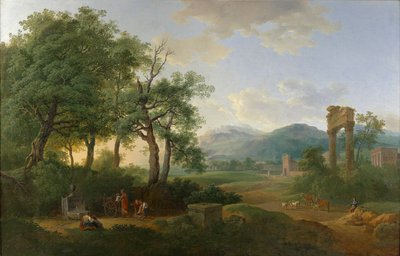 Arkadische Landschaft von Carl Philipp Schallhas