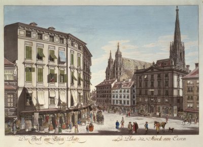 Der Stock am Eisen Platz von Carl Schütz