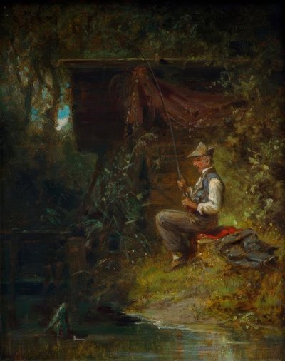 Der Angler von Carl Spitzweg