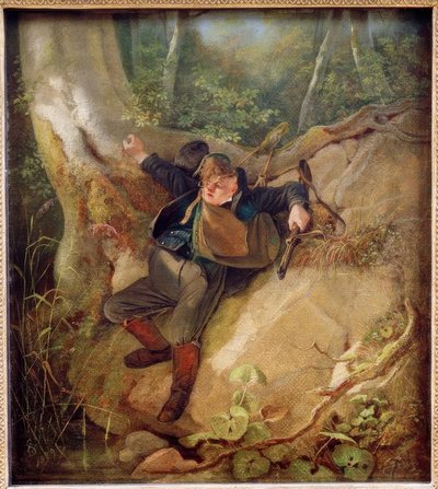 Jagdunglück von Carl Spitzweg