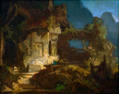 Kapelle am Felsen von Carl Spitzweg