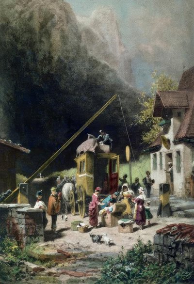 Nur die Gedanken sind zollfrei von Carl Spitzweg