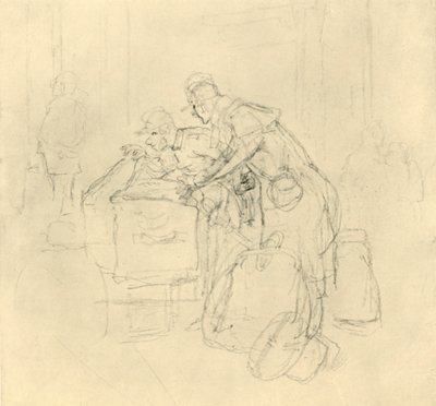 Zollvisitation II, Mitte bis Ende des 19. Jahrhunderts, ca. 1924 von Carl Spitzweg