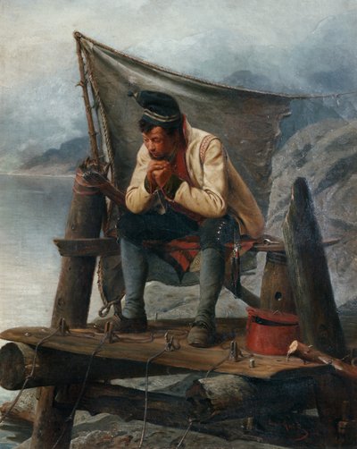Ruhe am Kai von Carl Sundt Hansen