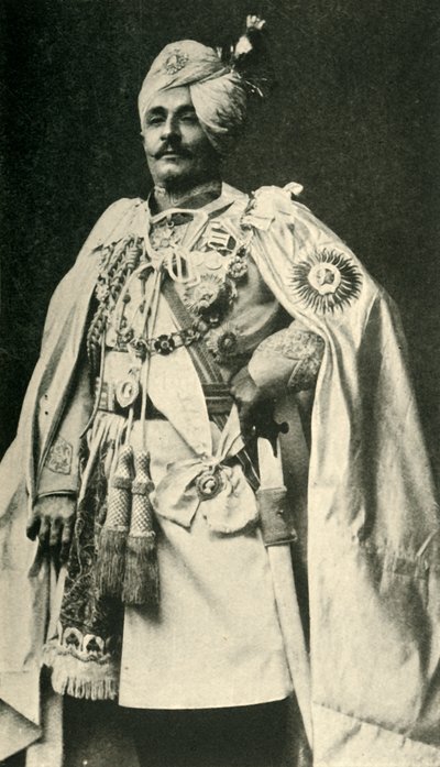 Sir Pertab Singh, spätes 19. Jahrhundert, um 1920 von Carl Vandyk