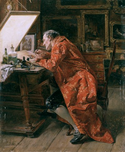 Der Radierer von Carl Wilhelm Anton Seiler