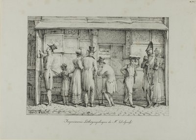 Delpechs Druckerei von Carle Vernet