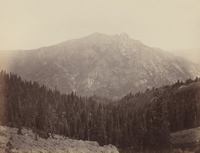Downeville Butte von Carleton E. Watkins