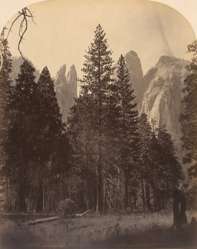 Kathedralentürme, 1861 von Carleton Emmons Watkins