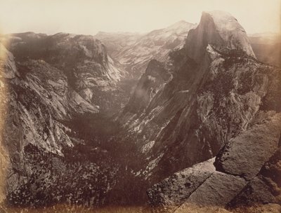Half Dome vom Glacier Point von Carleton Watkins