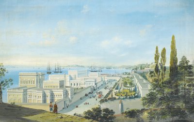 Der Ciragan-Palast in Konstantinopel von Carlo Bossoli