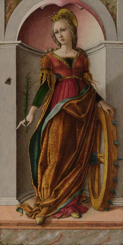 Heilige Katharina von Alexandria, ca. 1492 von Carlo Crivelli