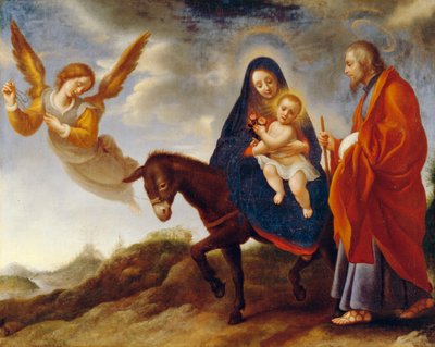 Die Flucht nach Ägypten, ca. 1648-50 von Carlo Dolci
