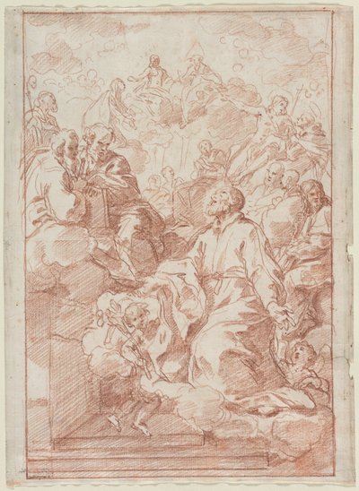 Vision des Hl. Philipp Neri, um 1673-75 von Carlo Maratta or Maratti