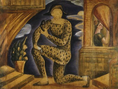 Harlekin und Colombine von Carlos Alberto Castellanos