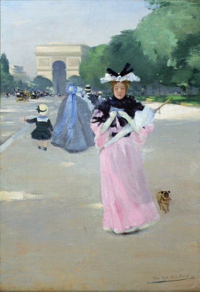 Avenue de Bois de Boulogne von Carlton Alfred Smith