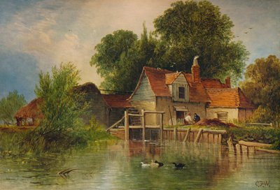 Mapledurham, um 1863, 1938 von Caroline Fanny Williams