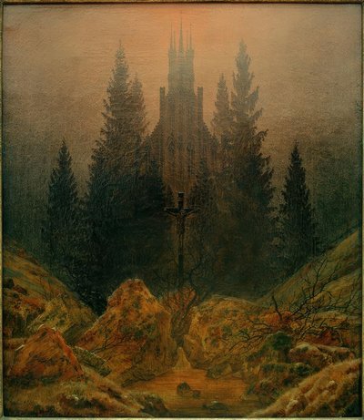 Das Kreuz im Gebirge von Caspar David Friedrich