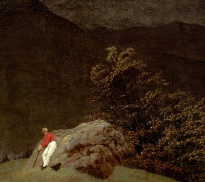 Gebirgslandschaft mit Regenbogen von Caspar David Friedrich