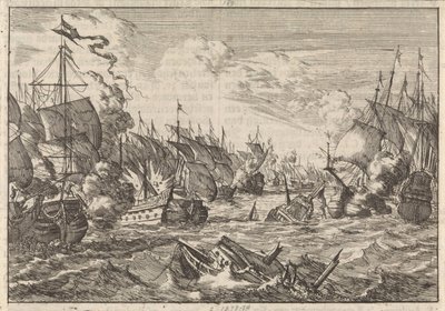 Schlacht bei Solebay, 1672 von Caspar Luyken