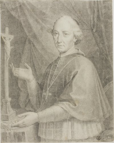 Porträt eines Geistlichen von Caspar Netscher