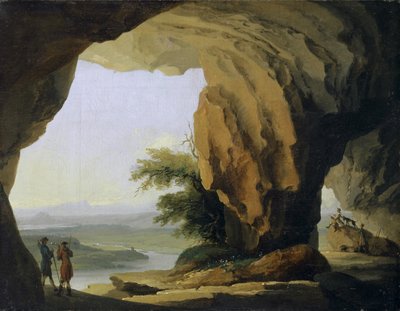 Landschaft mit Beatushöhle, ca. 1774-77 von Caspar Wolf