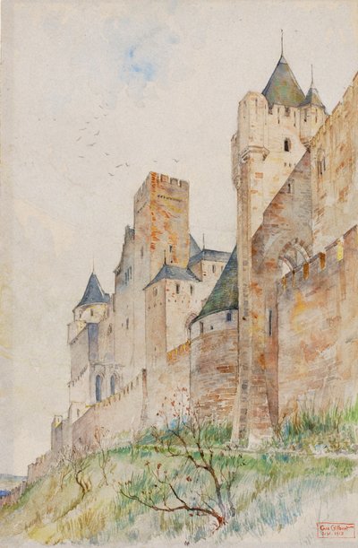 Zinnen von Carcassonne, Frankreich, 1913 von Cass Gilbert