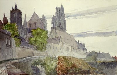 Kathedrale von Laon, Frankreich, 1913 von Cass Gilbert