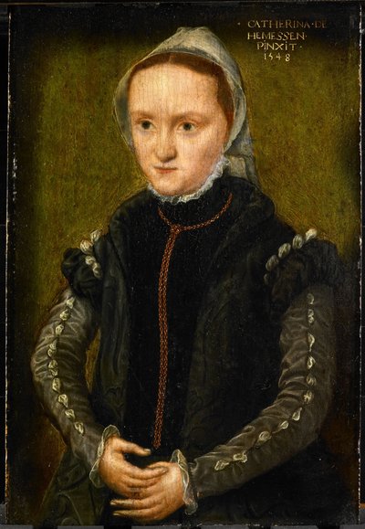 Selbstporträt, 1548 von Catharina van Hemessen