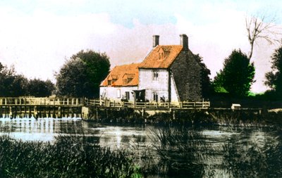Rushey Weir, Themse, 1926 von Cavenders Ltd