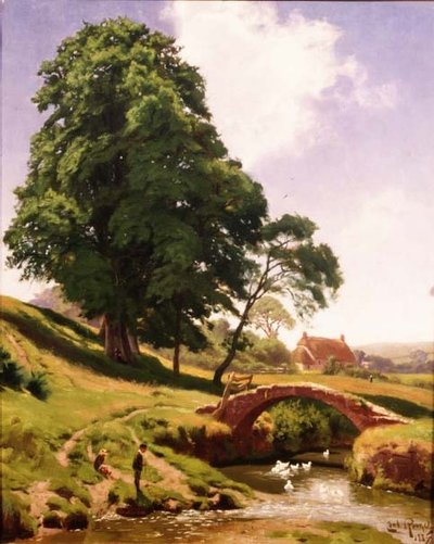 Enten unter der Brücke von Cecil M. Round