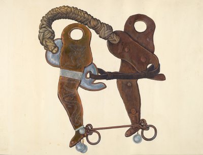 Cowboy-Hackamore-Bit von Cecil Smith