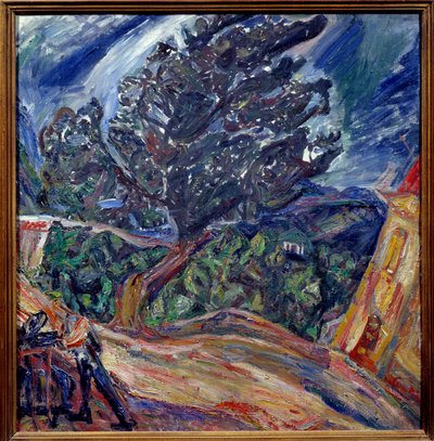 Großer Baum Blaues Gemälde von Chaim Soutine von Chaim Soutine