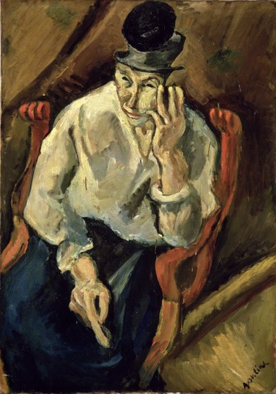 Mann mit Hut, ca. 1900 von Chaim Soutine