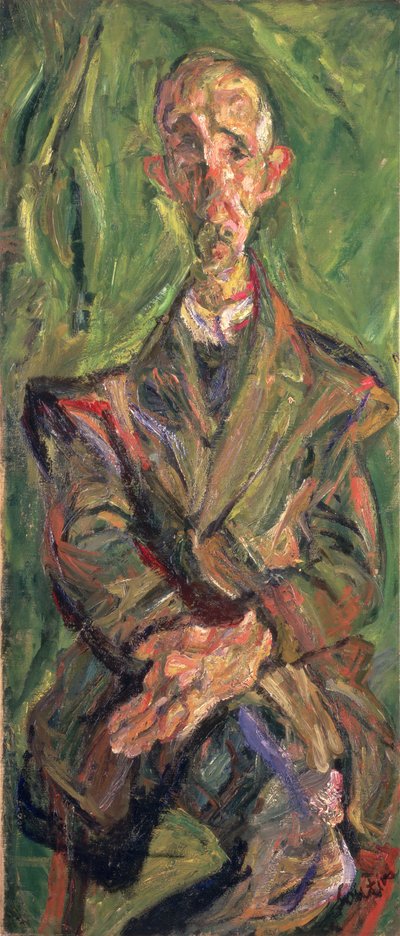 Porträt eines Mannes, ca. 1921 von Chaim Soutine