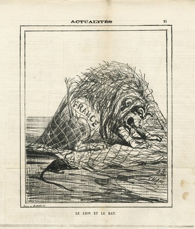 Illustration von Cham (1819-1879) in Le Charivari von Amédée de Noé