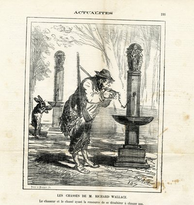 Illustration von Cham (1819-1879) in Le Charivari von Amédée de Noé