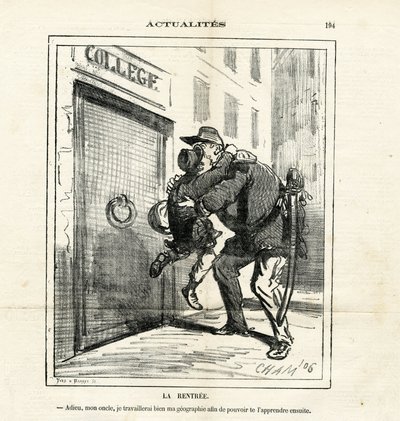 Illustration von Cham (1819-1879) in Le Charivari von Amédée de Noé