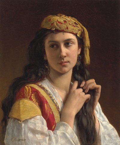 Junges griechisches Mädchen von Charles Amable Lenoir