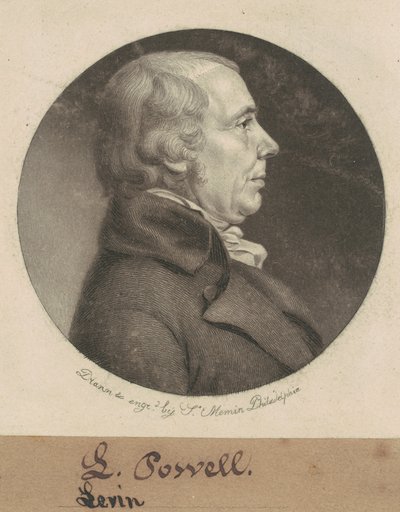 Leven Powell von Charles B. J. Févret de Saint Mémin