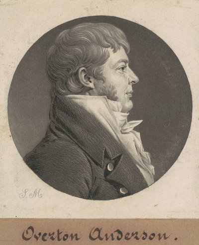 Overton Anderson von Charles B. J. Févret de Saint Mémin