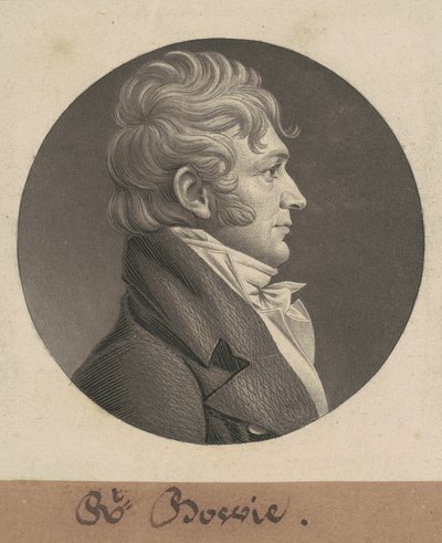 Robert Bowie von Charles B. J. Févret de Saint Mémin