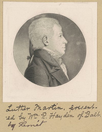 Unbekannter Mann von Charles B. J. Févret de Saint Mémin
