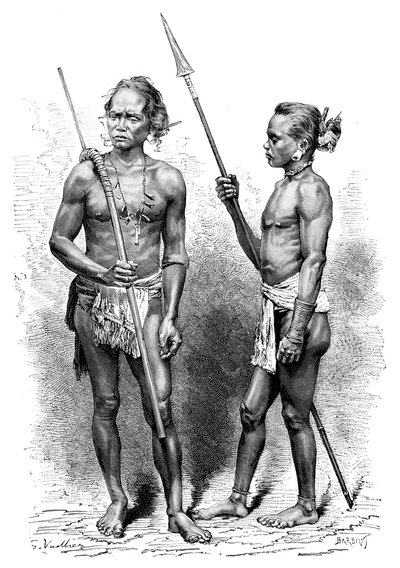 Moi Volk, Indonesien, 1895 von Charles Barbant